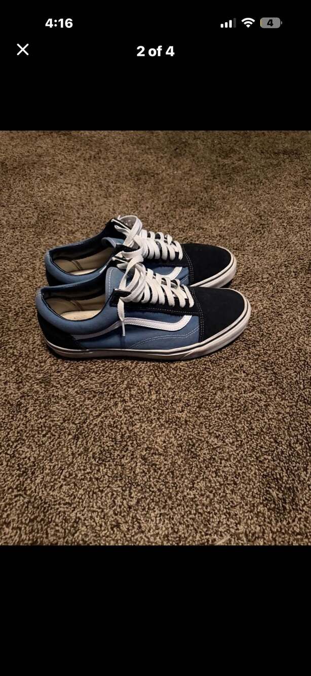 Vans Old Skool Navy / Black Skate Shoes